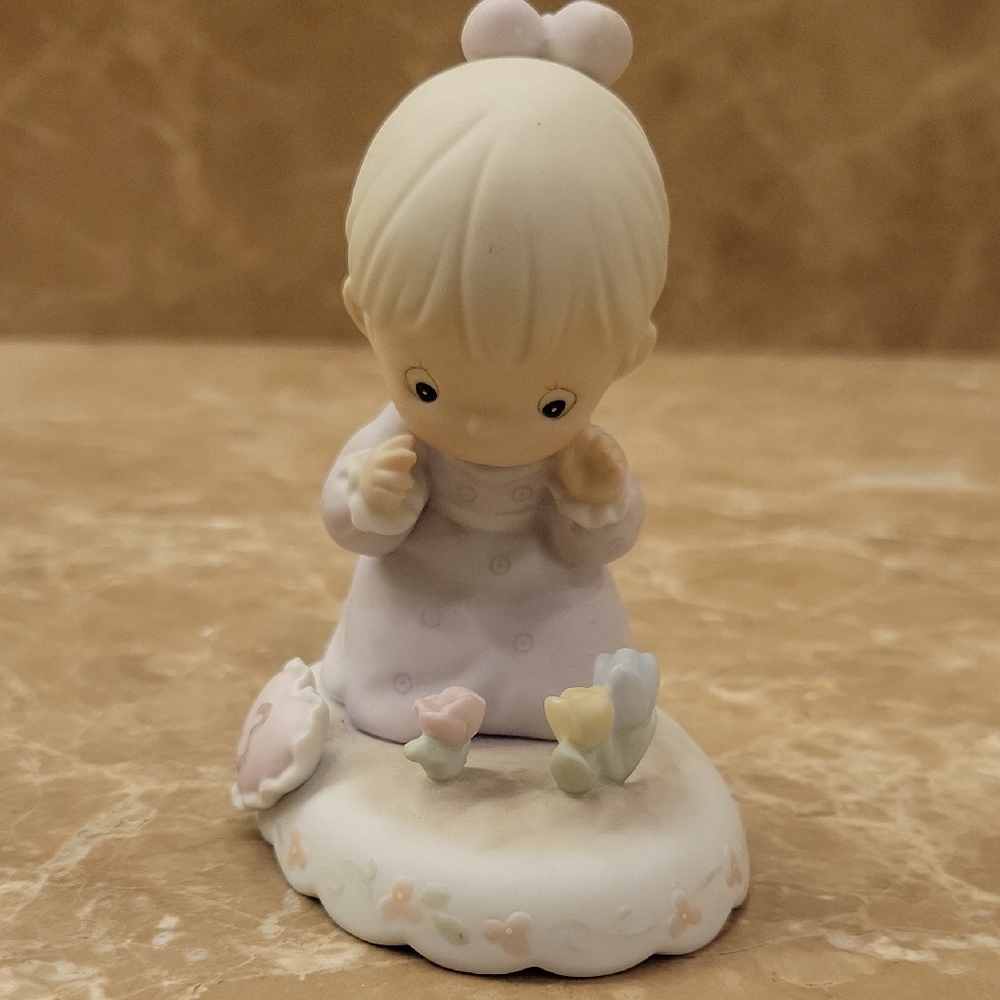 Precious Moments Charming Figurine with Pastel Accents